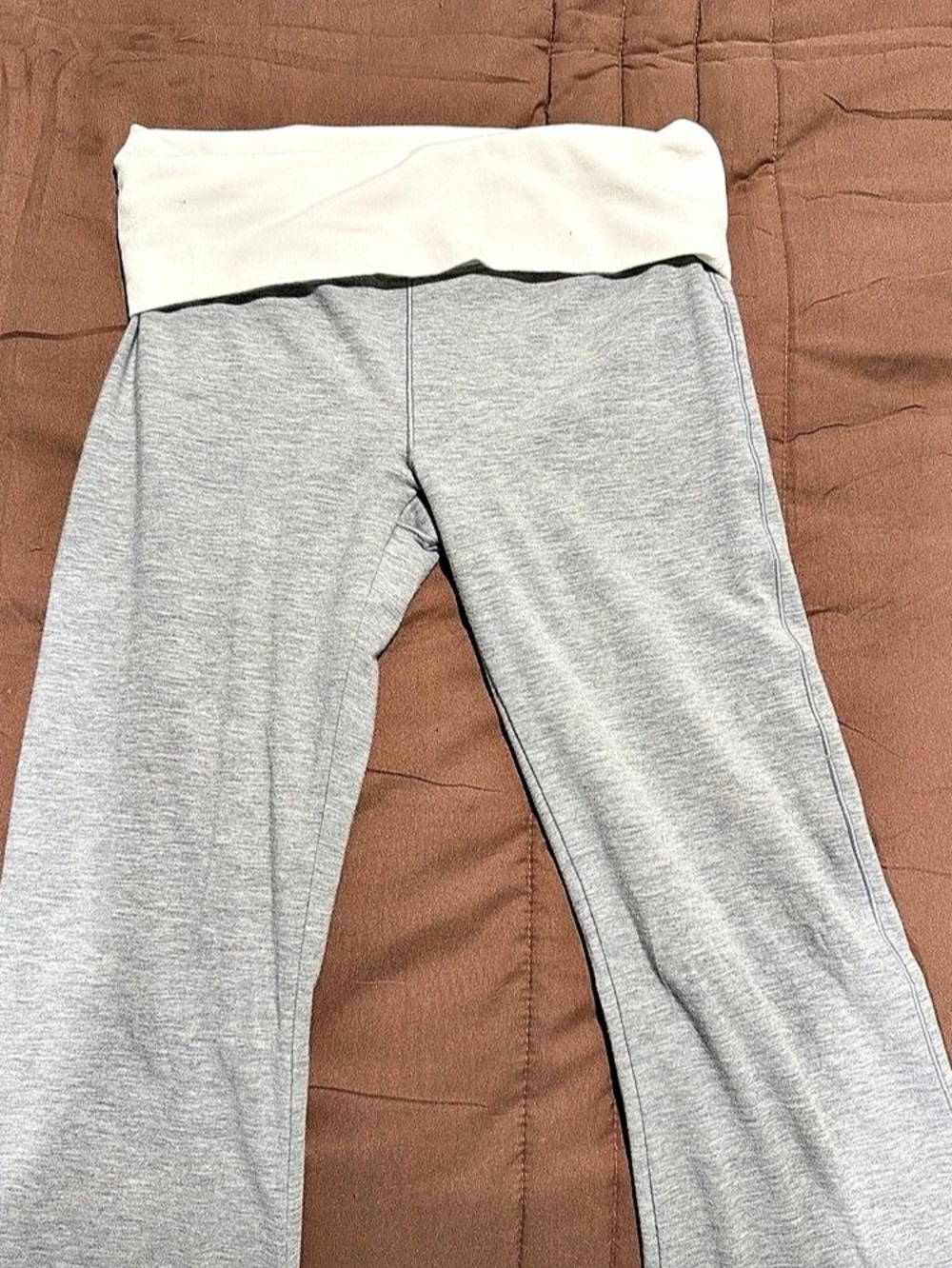 PINK Gray Leggings Size XS Like New